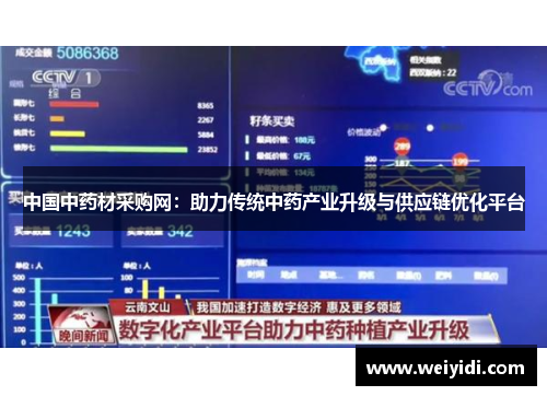 中国中药材采购网：助力传统中药产业升级与供应链优化平台