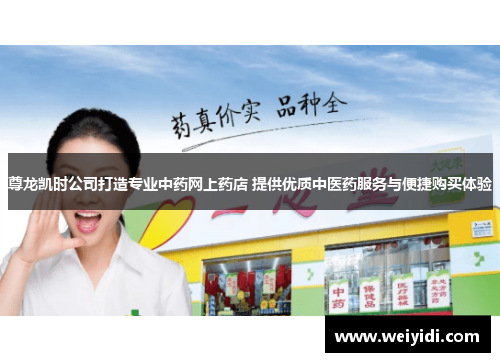 尊龙凯时公司打造专业中药网上药店 提供优质中医药服务与便捷购买体验